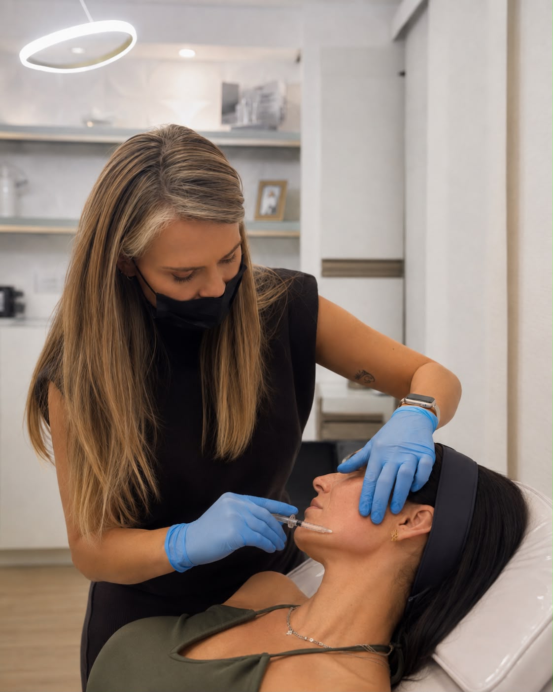 Aplicação de bioestimulador de colágeno pela Dra. Gaby Rocha